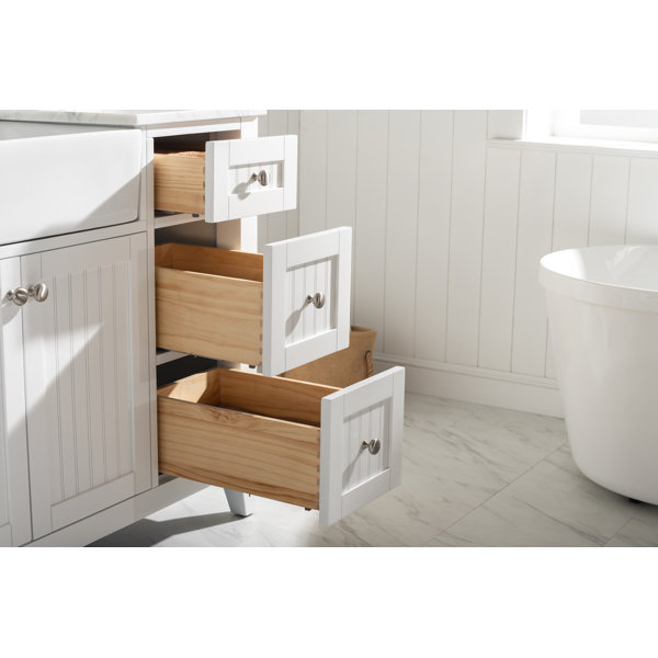 Longshore Tides Burbank 54'' Freestanding Single Bathroom Vanity with